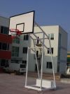 BASKETBOL POTASI DÖRT DİREKLİ TEKERLEKLİ FİBER POLİÜRETAN PANYALI 105X180CM