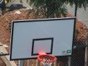 BASKETBOL POTASI TEK DİREK FİBER POLİÜRETAN PANYALI 105X180CM